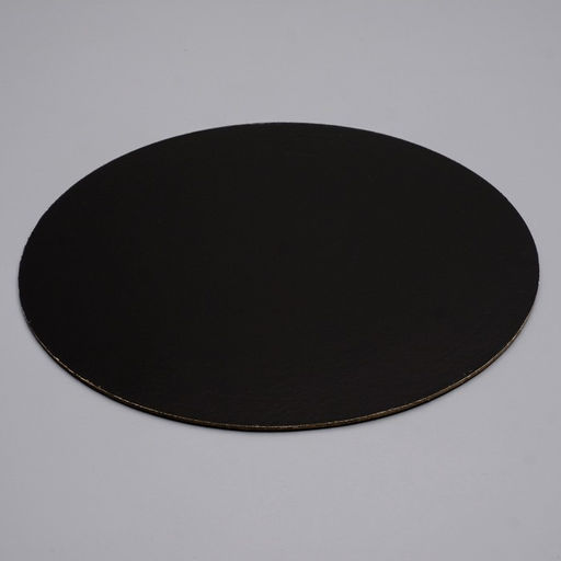 Цена за 5 шт. Подложка усиленная, 28 см, золото-черный, 3.2 мм