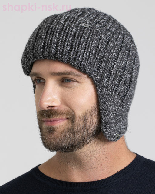 380 T Ушанка мужская флис (56-58)