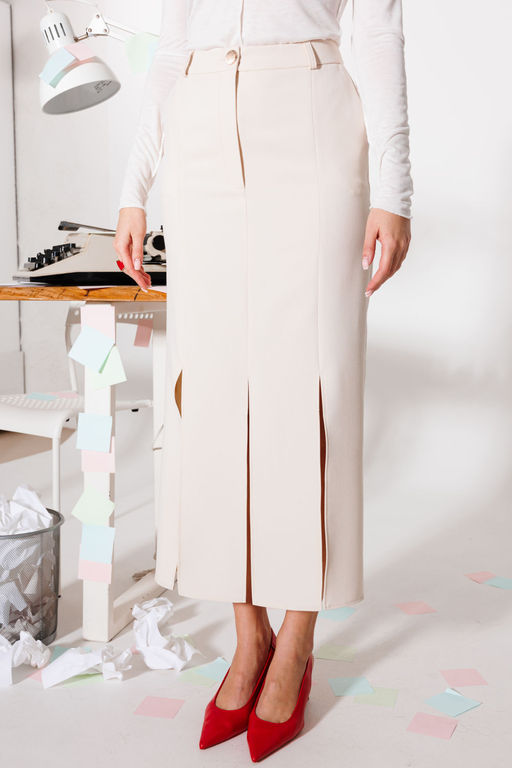 Юбка KOKOdea 5.10 бежевый  фото 7