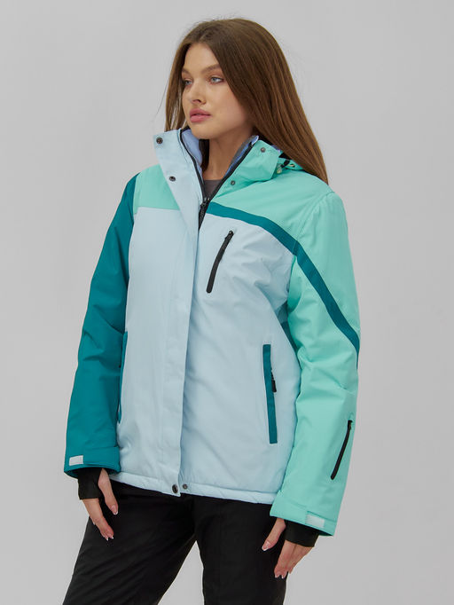 Горнолыжный костюм женский зимний голубого цвета 016Gl - Chunmai фото 13