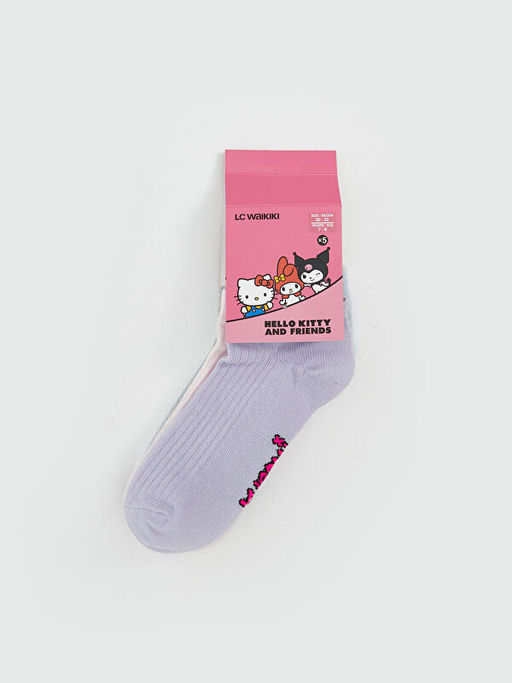 Hello Kitty Desenli K?z ?ocuk Patik ?orap 5li