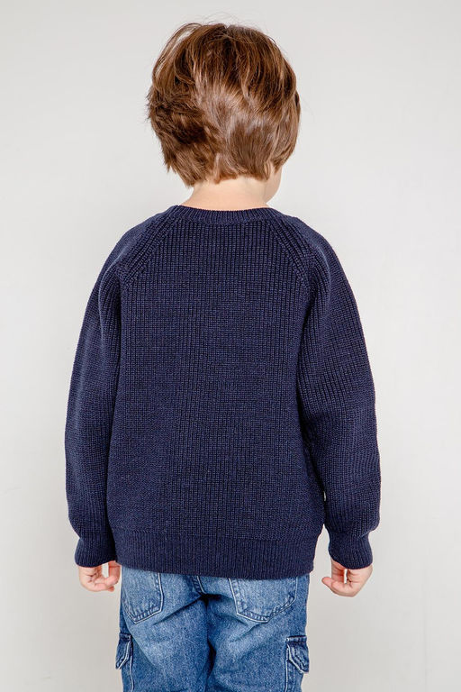 КВ 30123/ш/темно-синий джемпер д/мал яс