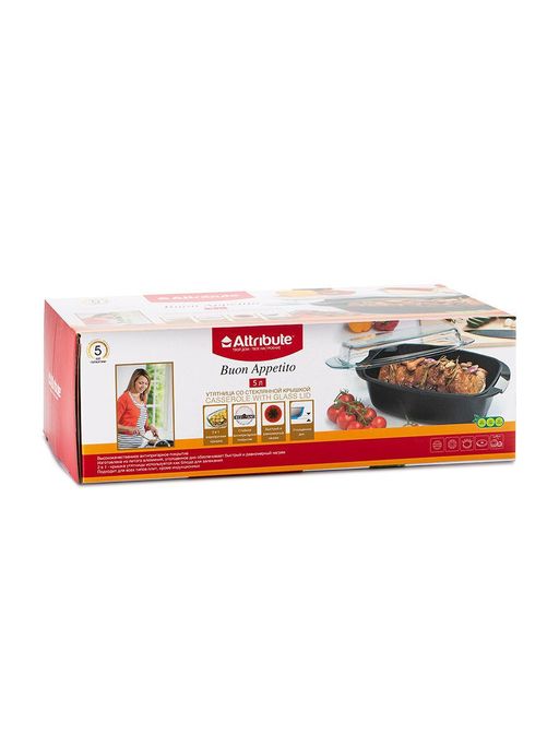 Утятница BUON APPETITO 32х21 с крышкой - Attribute фото 5