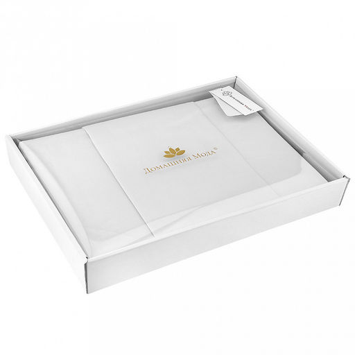 Постельное белье, комплект 2-х спальный Облако, 4 предмета: пододеяльник на пуговицах 175х215см, евро-простыня 220х240см, 2 наволочки 70х70см с клапаном-запахом, сатин 135г/м2, хлопок 100%, упаковка подарочная коробка, вставка ПВХ 50х36,5х7см, Д - Домашняя Мода фото 4