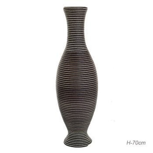 Ваза напольная 70 см Плетенка / 287 /уп 6/пластик - Галеонтрейд фото 4
