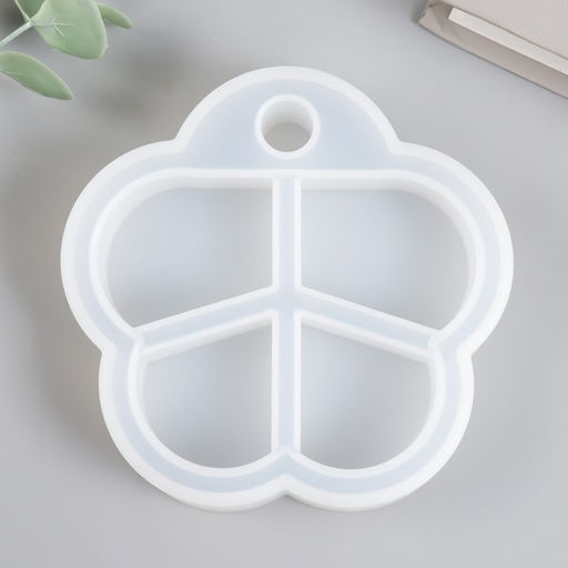 Молд силикононовый «Шкатулка цветок - средний ярус» 10,2 х 10,8 х 2,6 см