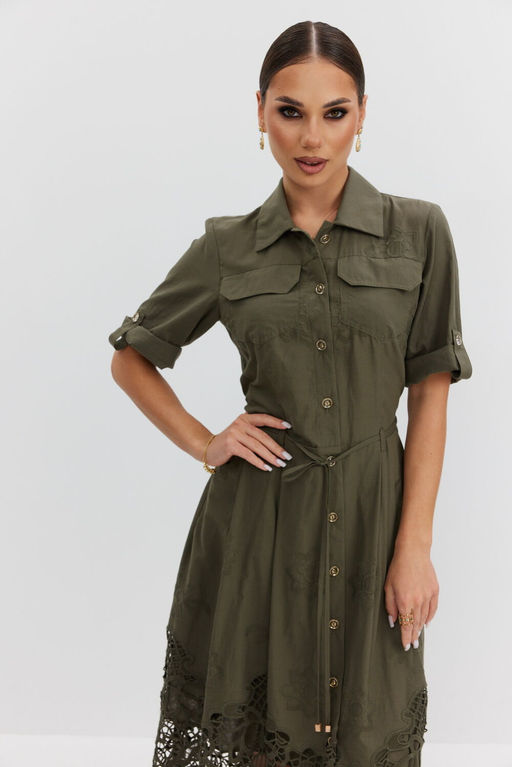 Платье Vesnaletto 4458-2 хаки