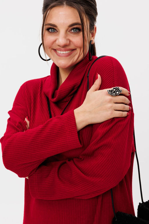 Платье ANELLI 1740 красный бархат  фото 8