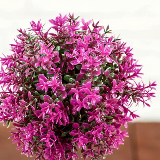 Искусственный цветок в горшке «Цветные листочки», 18 см, МИКС