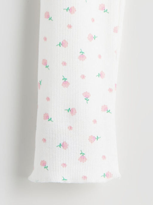 ?i?ek Bask?l? K?z ?ocuk Pijama Alt