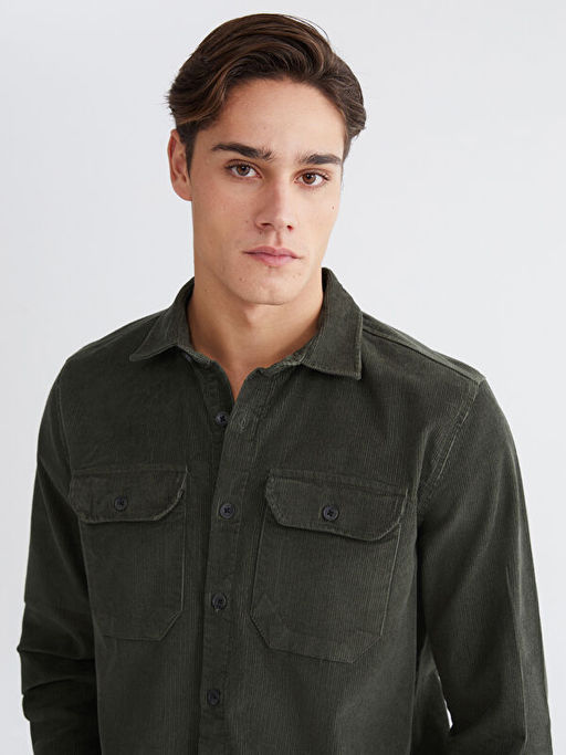 Rahat Kal?p Kadife Erkek G?mlek