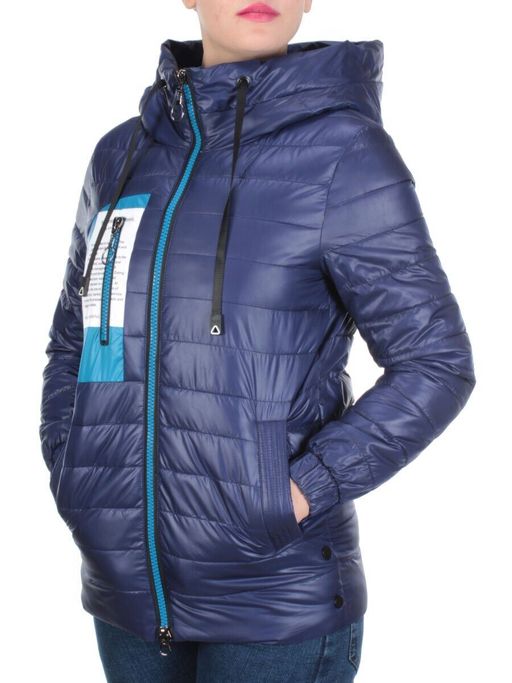 D001 DARK BLUE Куртка демисезонная женская (100 гр. синтепон)