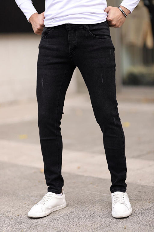 Siyah Smoke Skinny Fit Esnek Kuma_ Jeans Kot Pantolon TMNAW25JE00013 - Trendyolmilla фото 2