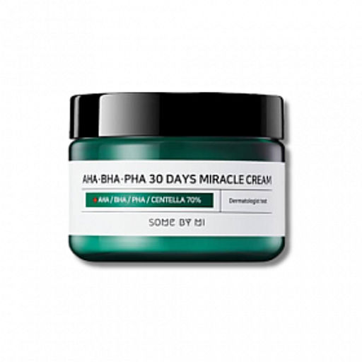 Some By Mi AHA-BHA-PHA 30 Days Miracle Cream, 60g - Восстанавливающий крем для проблемной кожи