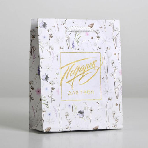Пакет ламинированный Gift for you, S 12 х 15 х 5,5 см