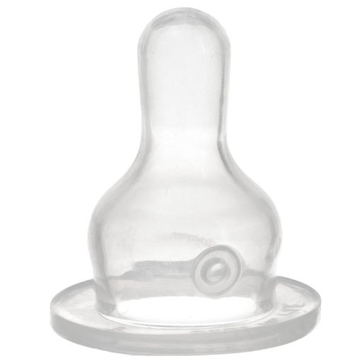 Соска на бутылочку Крошка Я Classic, классическое горло, от 3 мес., средний поток, 2+1 шт.