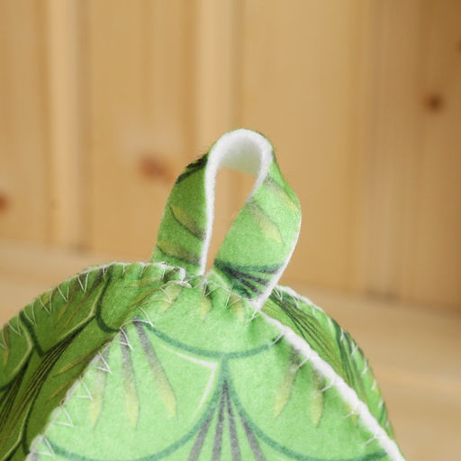 Шапка для бани с принтом Древесный дракон,зеленый, полиэфирный войлок - Simaland фото 3