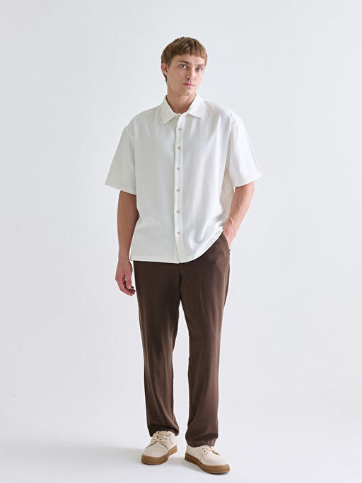 Regular Fit K?sa Kollu Arm?rl? Erkek G?mlek