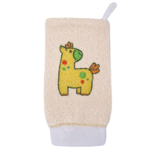 Мочалка детская рукавица из хлопка с рисунком 16333 - Vival фото 7