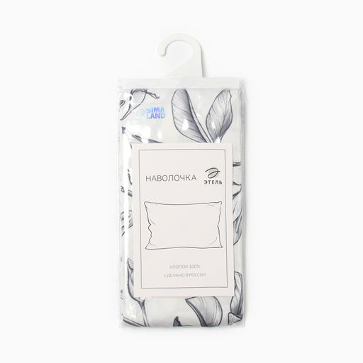 Наволочка Этель Magnolia 70х70 см, мако-сатин 114г/м2  фото 4