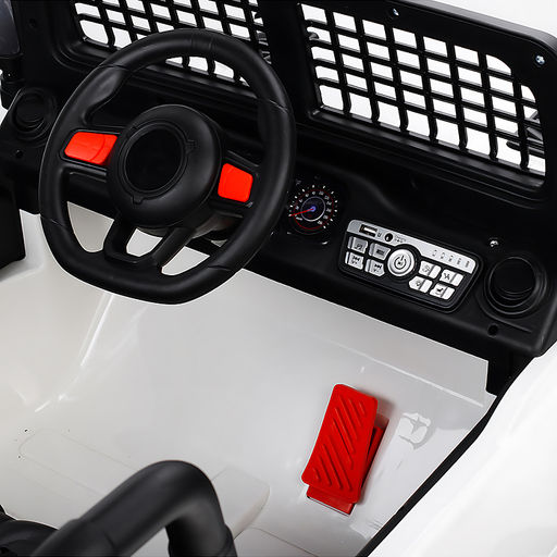 Электромобиль детский "Городской внедорожник" (цвет белый)