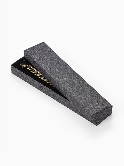 Набор коробочек подарочных 6 шт. под браслет/цепочку/часы «Блеск», 21×4 см, цвет чёрный (7892893)