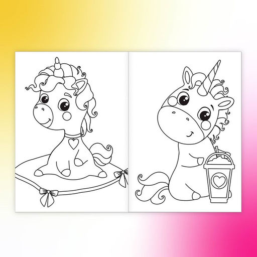 Раскраски детские набор Для девочек, 8 шт. по 12 стр.