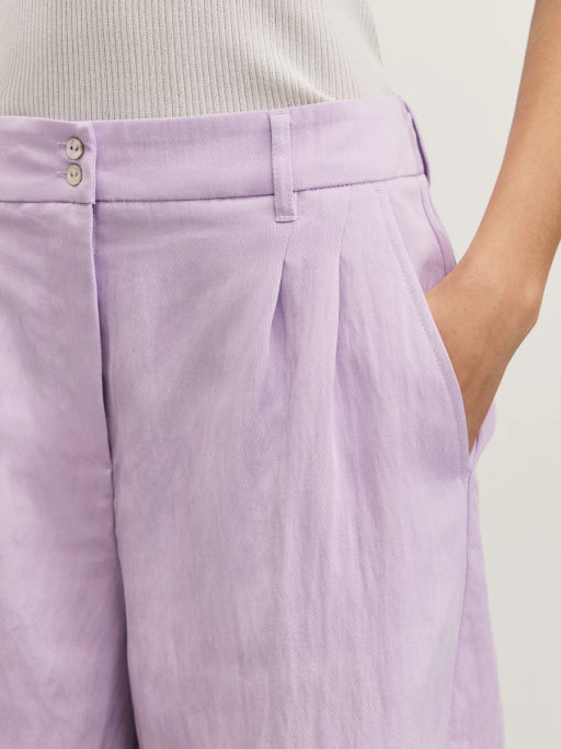 Шорты-бермуды из вискозы и тенселя / Zarina  фото 6