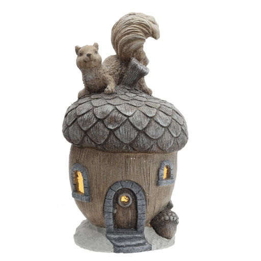 Фигурка декоративная "Домик" с подсветкой (АААх3, н/п), L30 W30 H46 см