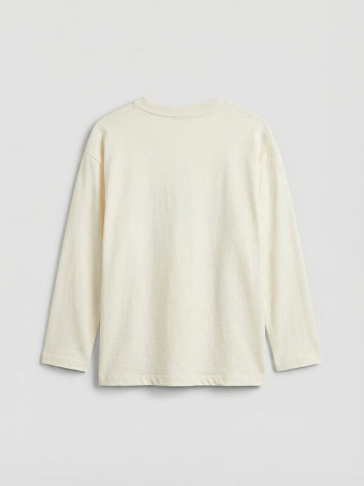 Bisiklet Yaka Bask?l? Erkek Bebek Ti??rt