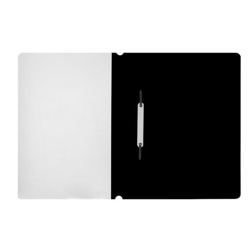 Цена за 50 шт. Папка-скоросшиватель Calligrata, А4, 120 мкм, чёрная, прозрачный верх