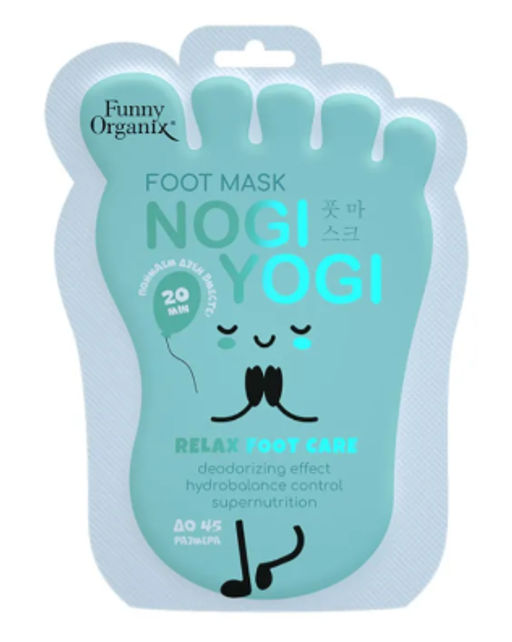 А.Т.Funny Organix Маска-носочки д/НОГ ультрасмягчающая для ухода за кожей 40гр