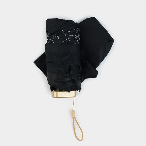 Зонт женский механический «Тропические листья», 6 спиц, складывается в размер телефона