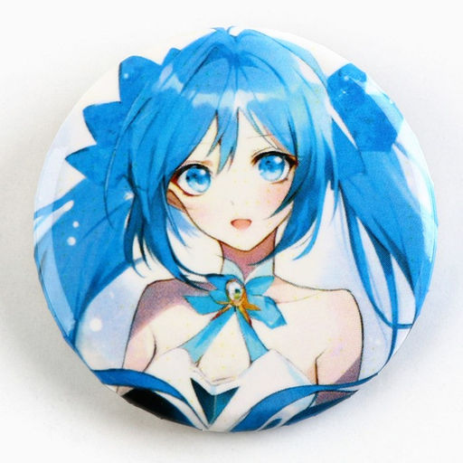 Цена за 10 шт. Значки закатные Аниме девочки, 38 мм, МИКС