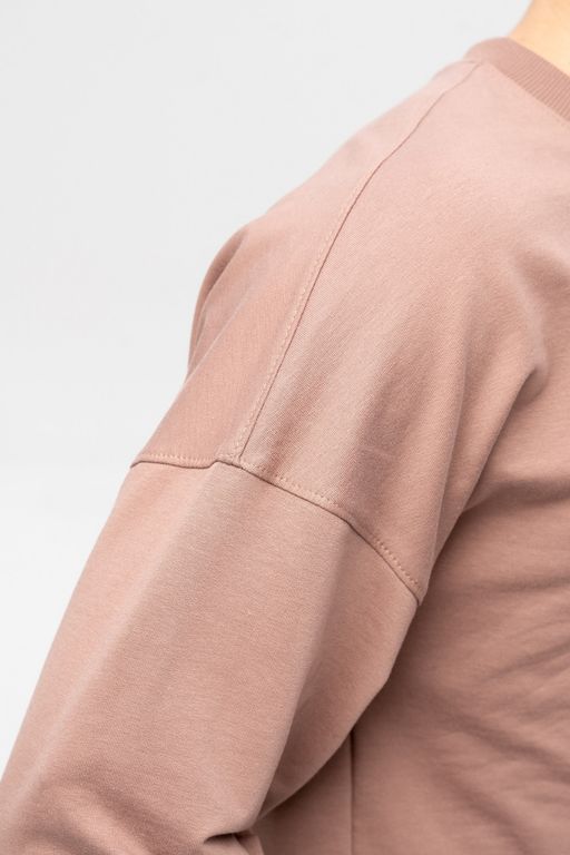 Джемпер свитшот из мягкого хлопкового футера - Solo mio фото 6