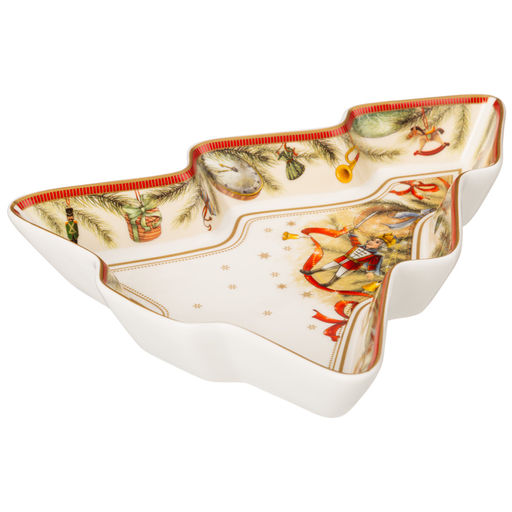 Блюдо Lefard Щелкунчик Елка 25×21×4 см фарфор  фото 3