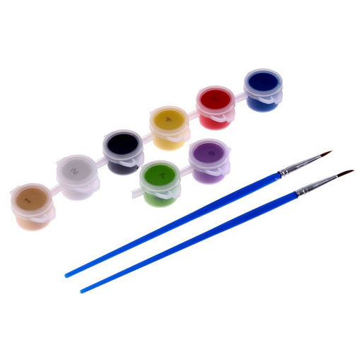 Картина по номерам для детей «Игровой мир»,‎ 15×15 см