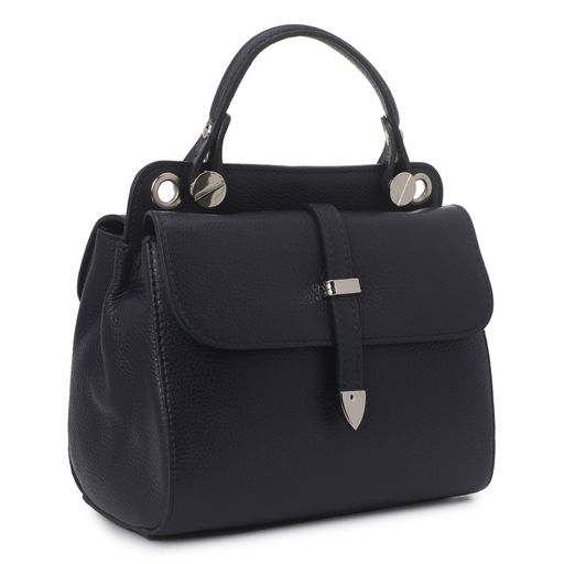 Женская сумка с ручкой DIVAS BAG Артикул 2229450, черно-синий  фото 3