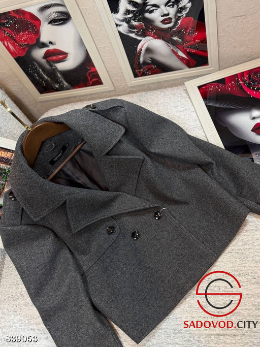 Пальто женское на пуговице - Bruno фото 2