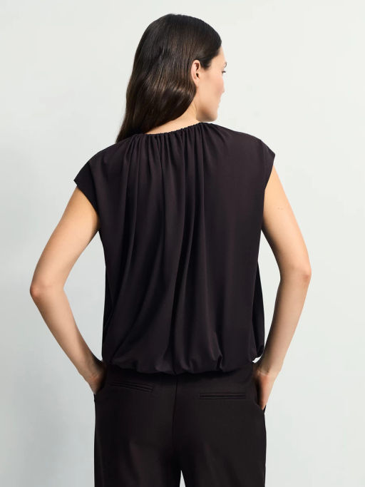 Футболка со сборкой с модалом в составе / Zarina