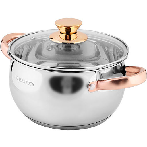 40458 Набор кастрюль 2л+3л+4л нерж/зол.руч MB(х4) - Mayer&boch фото 2