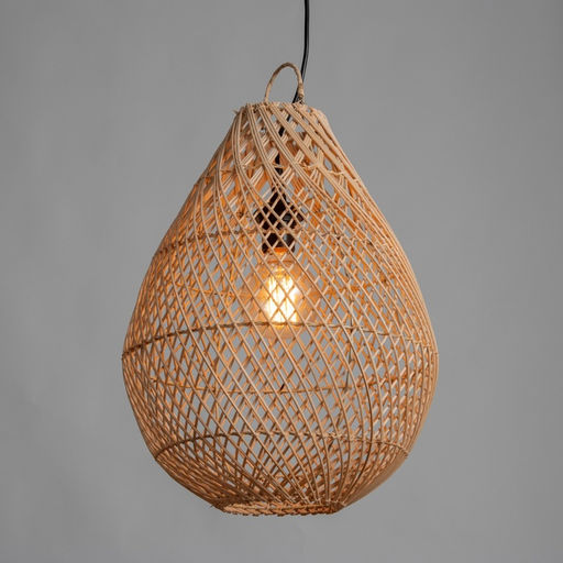 Светильник потолочный из ротанга «Адэ», 1×120 Вт, Е27, 36×36×46 см