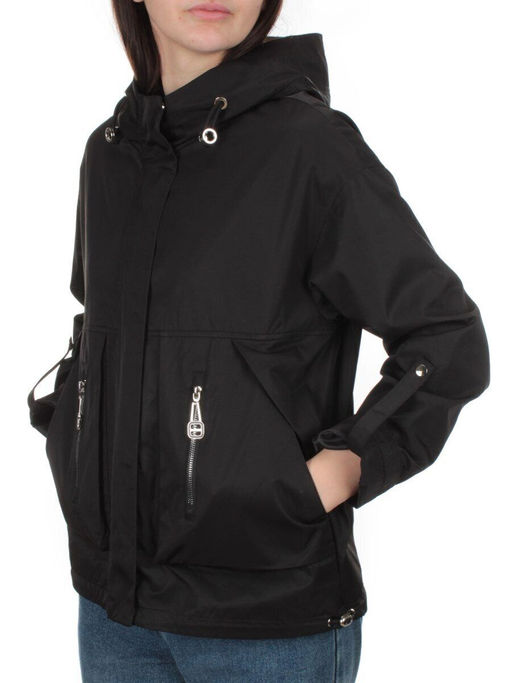 8051 BLACK Ветровка женская LYDIA - Фабричный китай фото 3