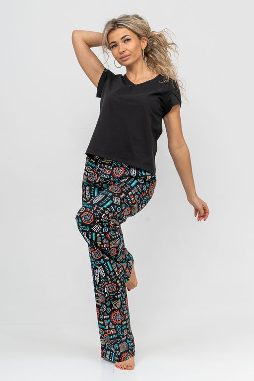 Костюм женский Натали 36691 футболка и брюки хлопок  фото 6