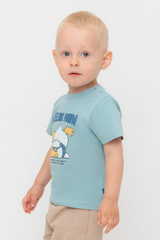 Crockid _ КР 302756/турмалин к568 фуфайка (футболка) д/мал яс  фото 4