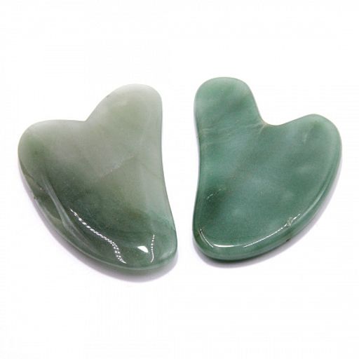 Скребок гуаша Нефрит - борется с возрастными изменениями кожи - Сандаловый дом фото 3