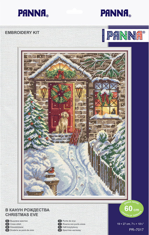 Набор для вышивания PANNA PR-7017 В канун Рождества 19 х 27 см