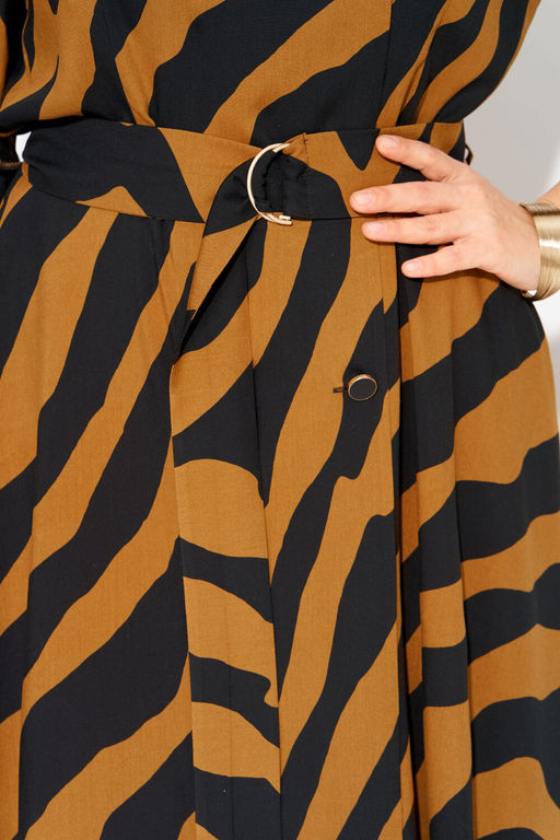 Платье Liliana 1418Н-Р карамель+черный  фото 5