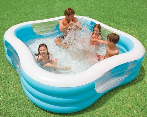Бассейн Семейный 229х229х56 см,от 6-ти лет INTEX  фото 2