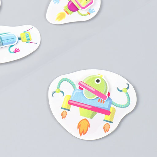 Наклейка картон 2 слоя Роботы 17х12 см - Simaland фото 2